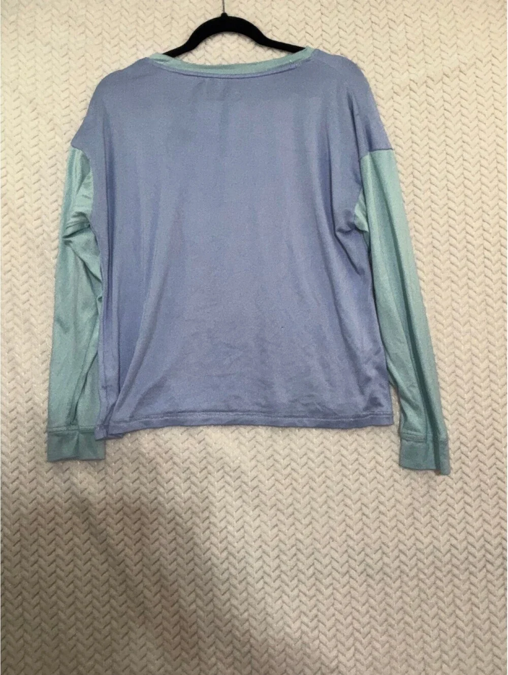 Disney Stitch Snow Much Fun Long Sleeve Sleepwear Top Medium